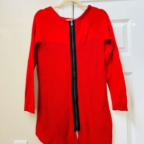 Nicole Miller Red Sweater - Picture 5 of 6